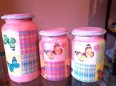 Kit de potes decorados